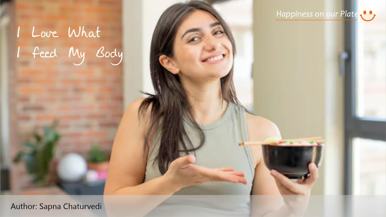 Existing book-title cover showing a smiling woman holding a bowl.