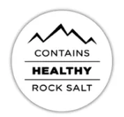 Contains healthy rock salt
