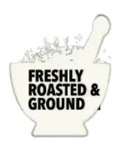 Freshly roasted and ground