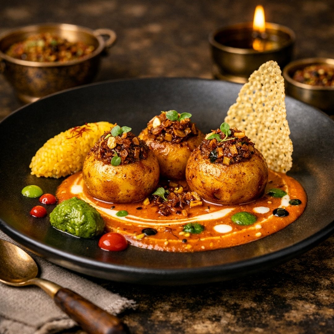 Bharma Magic Mixx Stuffed Potatoes