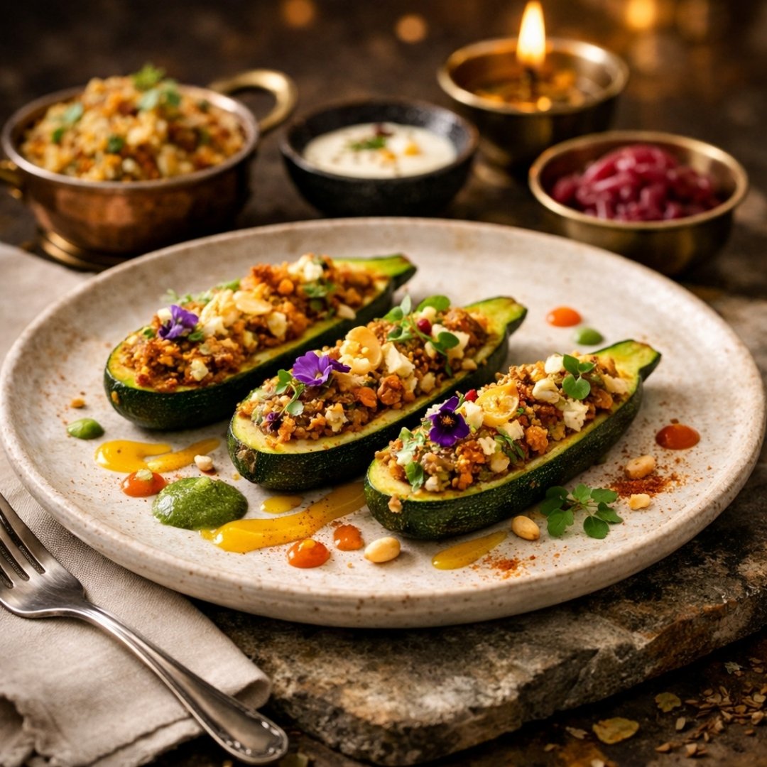 Bharma Magic Mixx Stuffed Zucchini