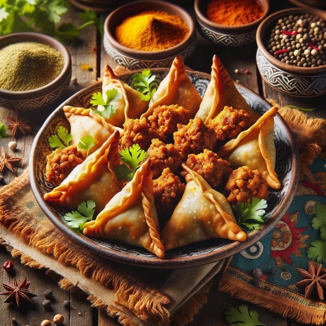 Soya Keema Samosa