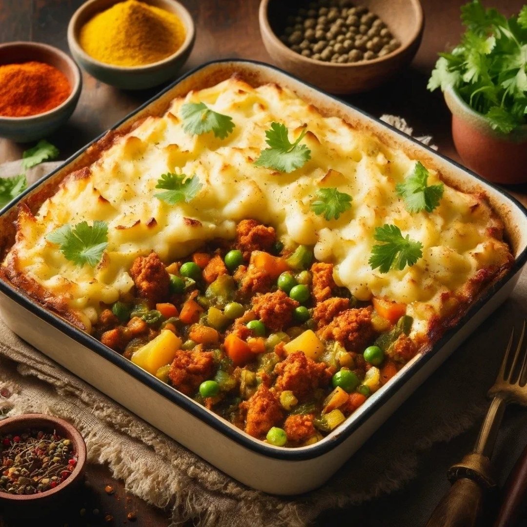 Soya Keema Shepherd's Pie
