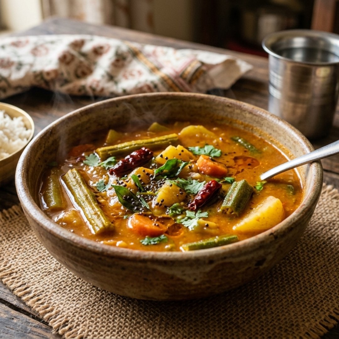 Vegan Magic Spicy Sambar