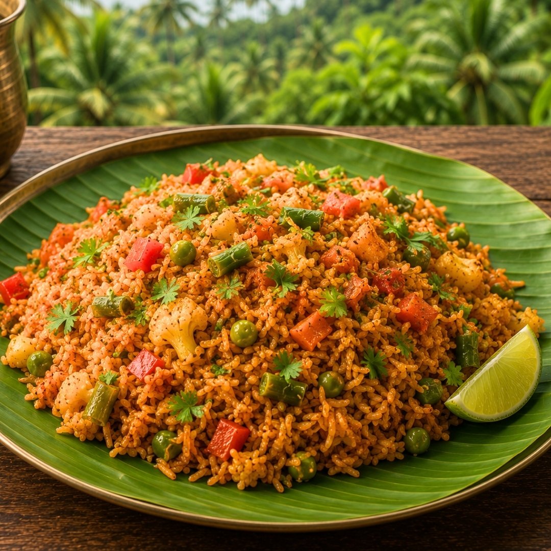 Vegan Comfort Bowl Tawa Pulao